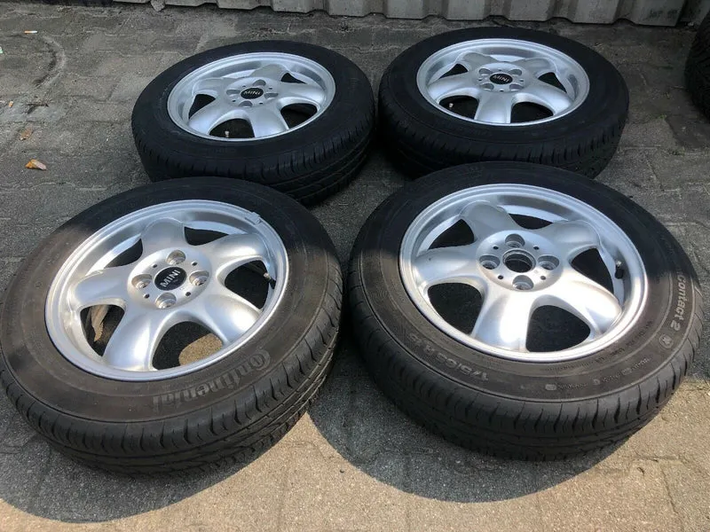 MINI Cooper R56 R50 Alufelgen 5 Star Sommerreifen 175 65 R15 84H TN 6768498
