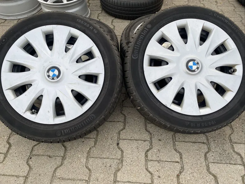 BMW F20 F21 F22 WINTERREIFEN 195 55 R16 87H RSC Runflat RDCI SENSOREN RADKAPPEN