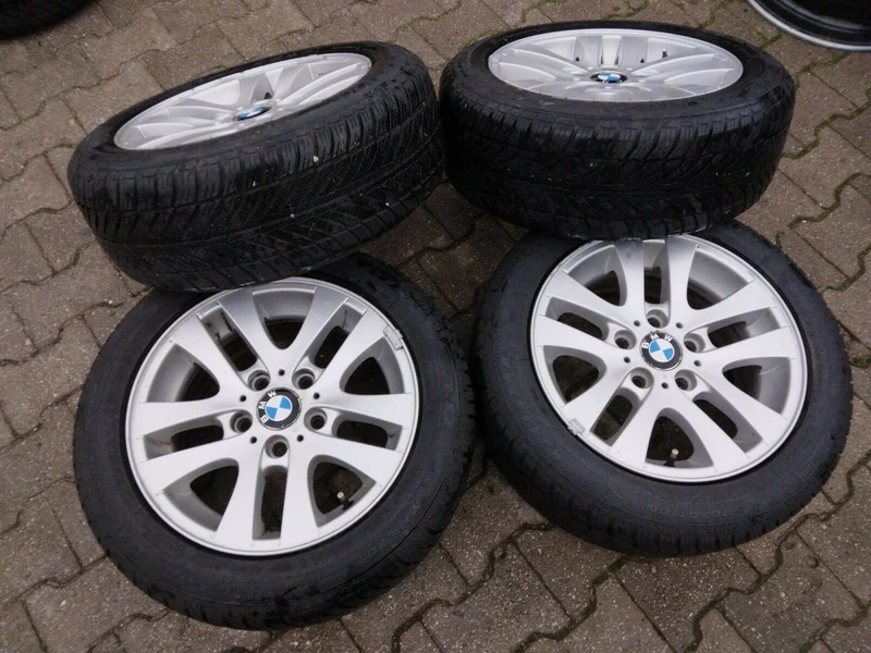 BMW E90 E91 Alufelgen 6775595 Styling 156 Winterreifen 205 55 R16 91H Goodyear