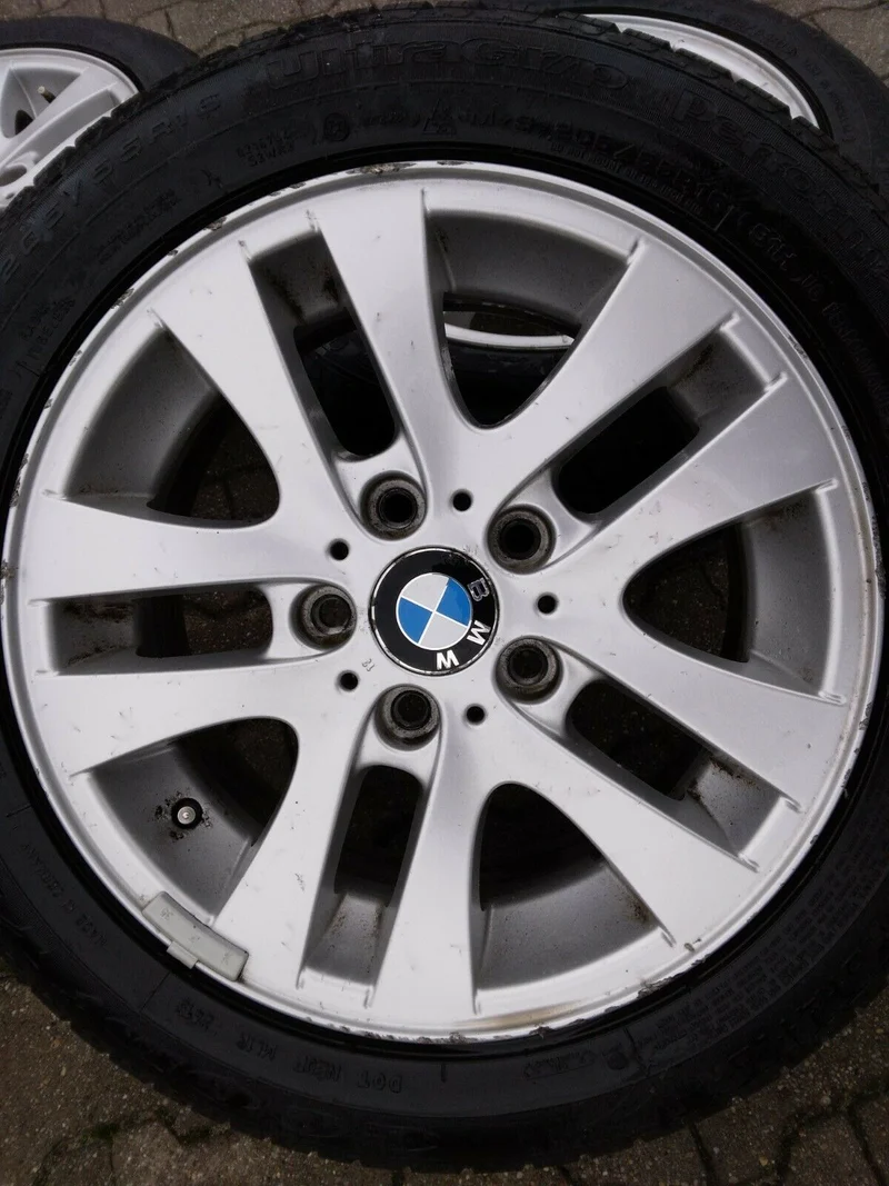 BMW E90 E91 Alufelgen 6775595 Styling 156 Winterreifen 205 55 R16 91H Goodyear