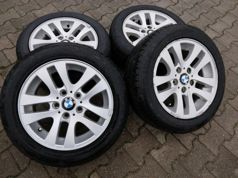BMW E90 E91 Alufelgen 6775595 Styling 156 Winterreifen 205 55 R16 91H Goodyear