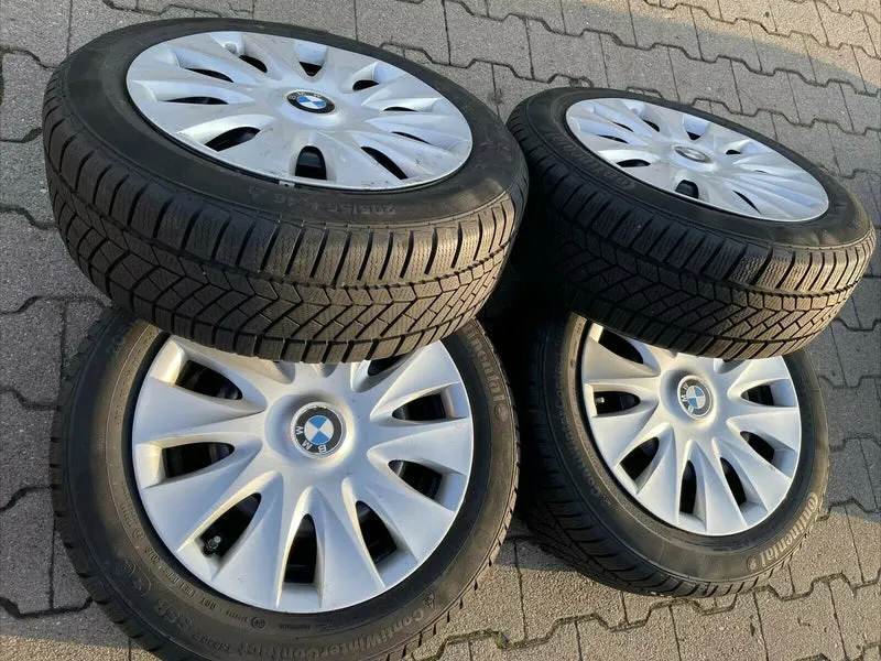 BMW F20 F21 F22 RUNFLAT WINTERREIFEN 205 55 R16 91H RDCI RADKAPPEN STAHLFELGEN