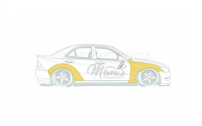 Widebodykit Stage 1 Lexus IS / Toyota Altezza