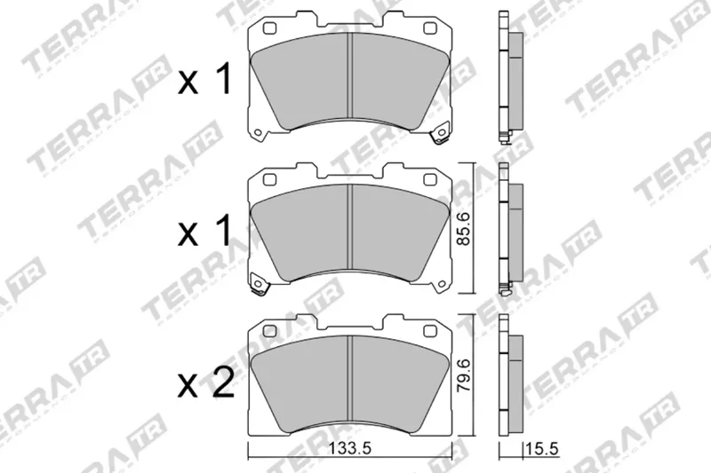 Toyota GR Yaris Terra Bremsbeläge VA