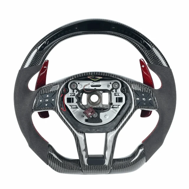 Carbon Lenkrad mit Schaltanzeige für Mercedes W204, W212, W207