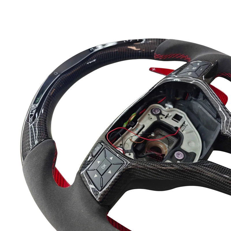Carbon Lenkrad mit Schaltanzeige für Mercedes W204, W212, W207