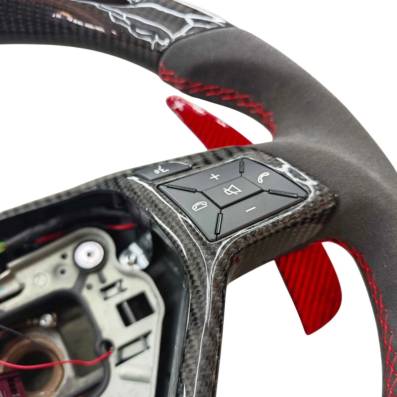 Carbon Lenkrad mit Schaltanzeige für Mercedes W204, W212, W207
