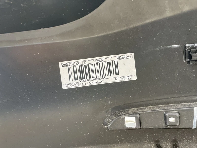 BMW G30 LIMOUSINE Basis Stoßstange PDC PARKASSISTENT HINTEN SCHWARZ II 7387294