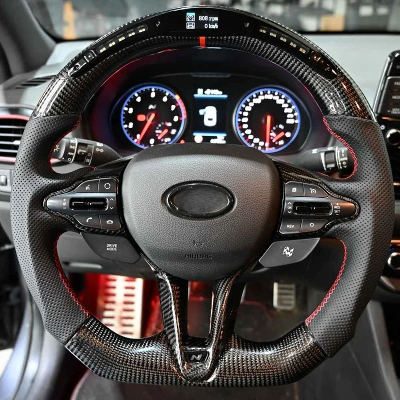 Carbon Lenkrad mit Schaltanzeige für Hyundai i30N