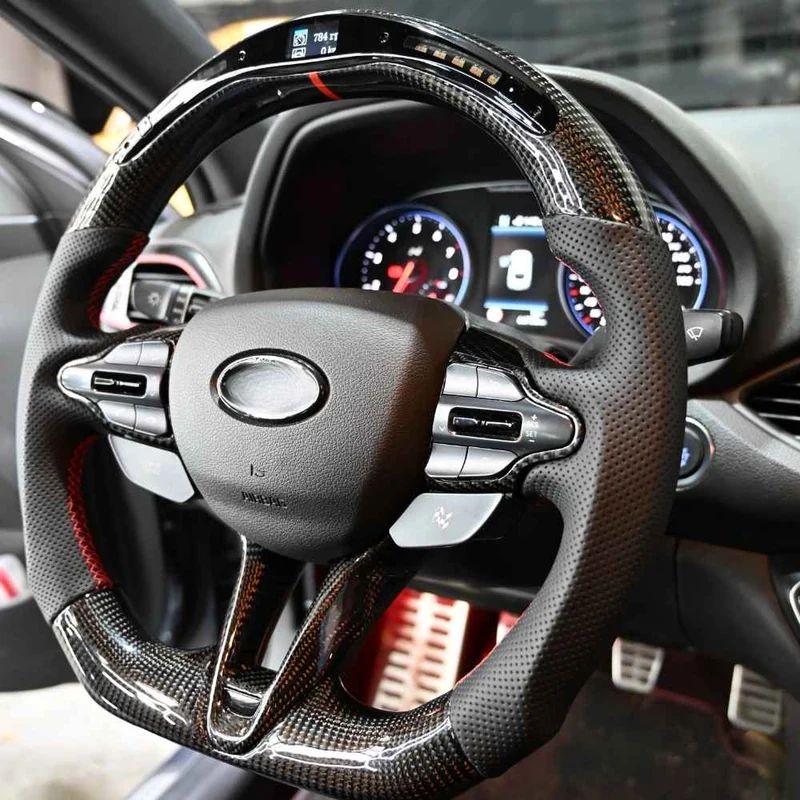 Carbon Lenkrad mit Schaltanzeige für Hyundai i30N