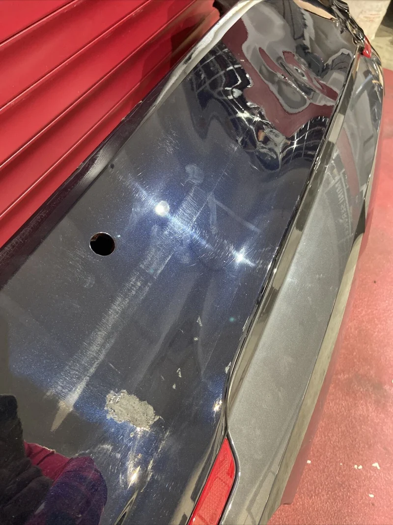 BMW F32 F33 F36 M PAKET Stoßstange mit Diffusor PDC hinten 3x Aufnahme 8054564