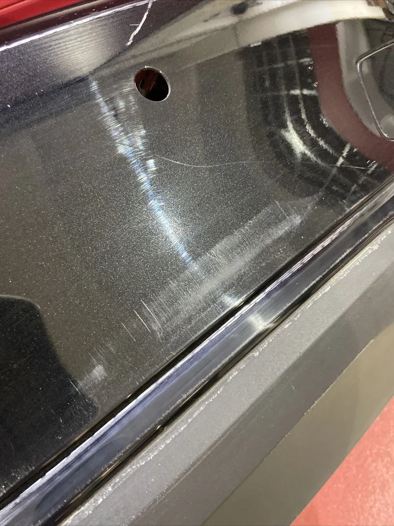 BMW G30 LCI Stoßstange hinten 9498613 inkl 3x Führung links rechts mitte