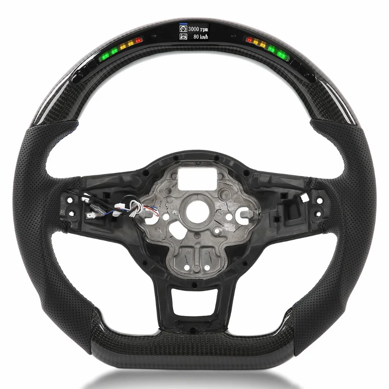 Carbon Lenkrad mit Schaltanzeige für Golf 7 VII, GTI, R (2013-2020)