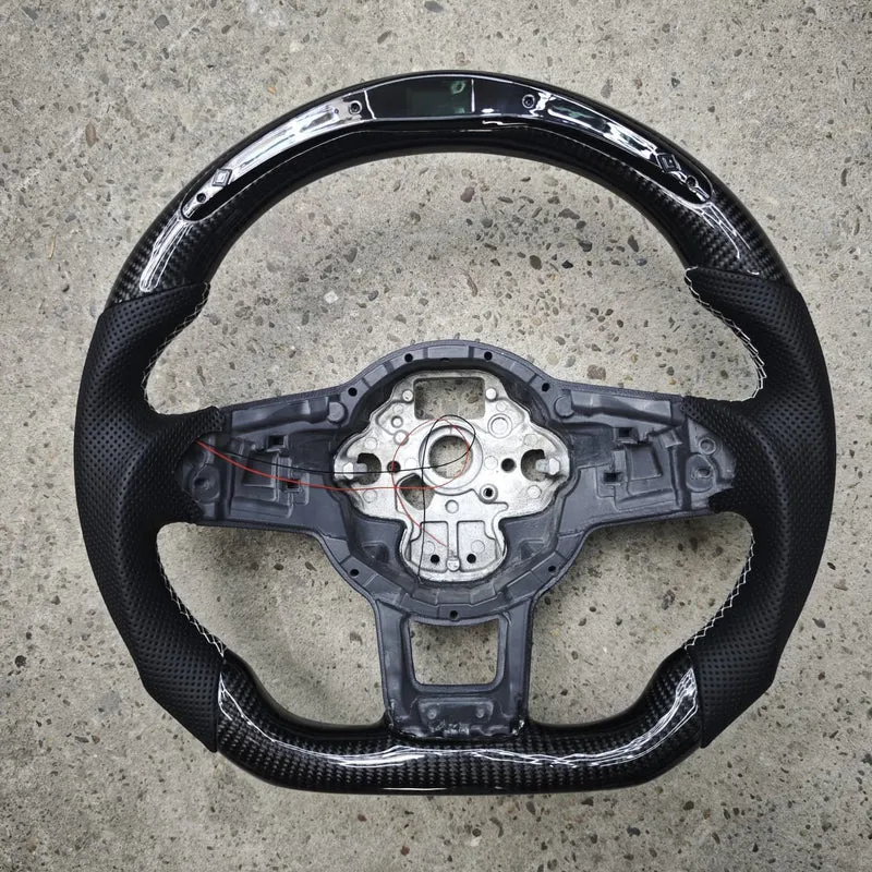 Carbon Lenkrad mit Schaltanzeige für Golf 7 VII, GTI, R (2013-2020)