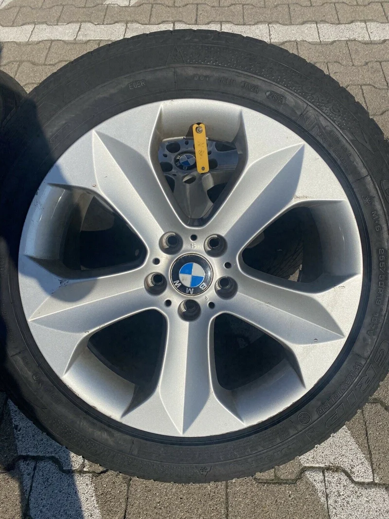 BMW X6 E71 ALUFELGEN STYLING 232 GOODYEAR 255 50 R19 107V RSC WINTERREIFEN 7mm