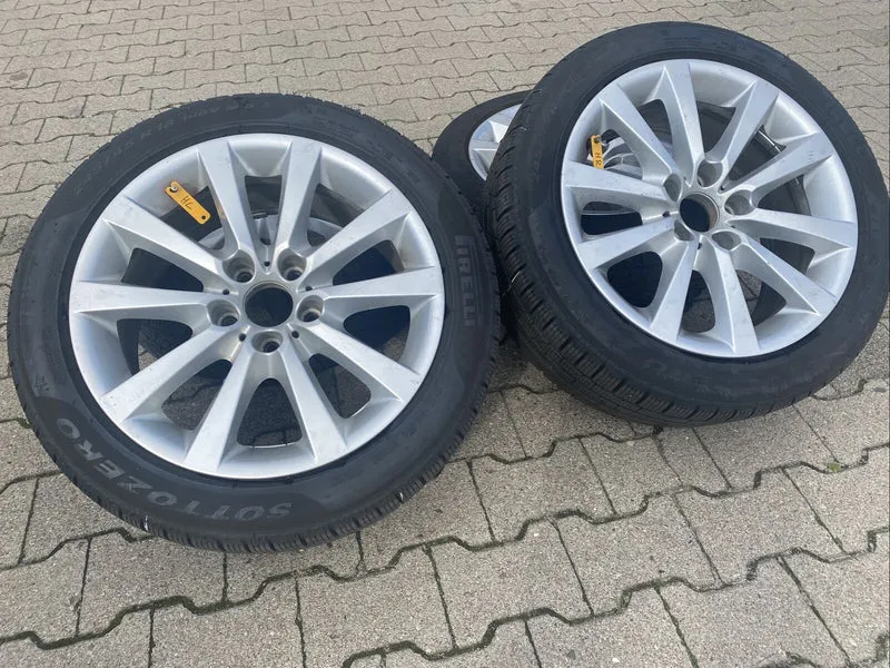 BMW F10 F11 F12 F06 Style 328 Alufelgen WINTERREIFEN 245 45 R18 100V 6790173