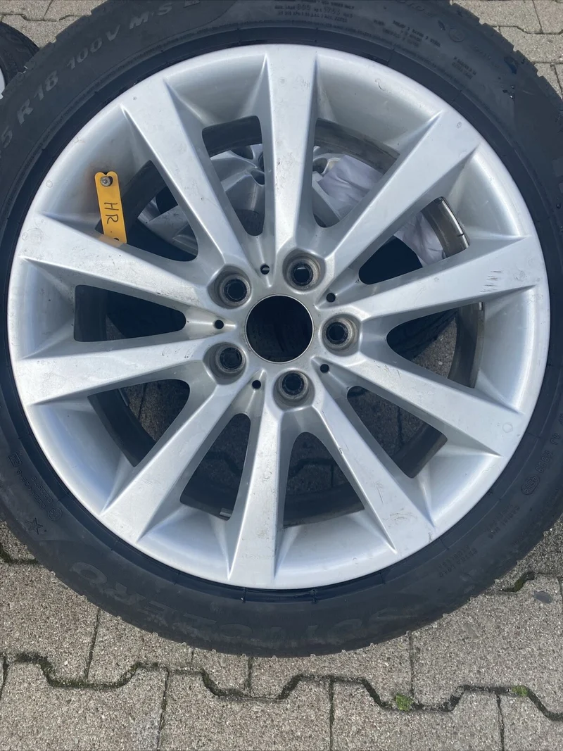 BMW F10 F11 F12 F06 Style 328 Alufelgen WINTERREIFEN 245 45 R18 100V 6790173