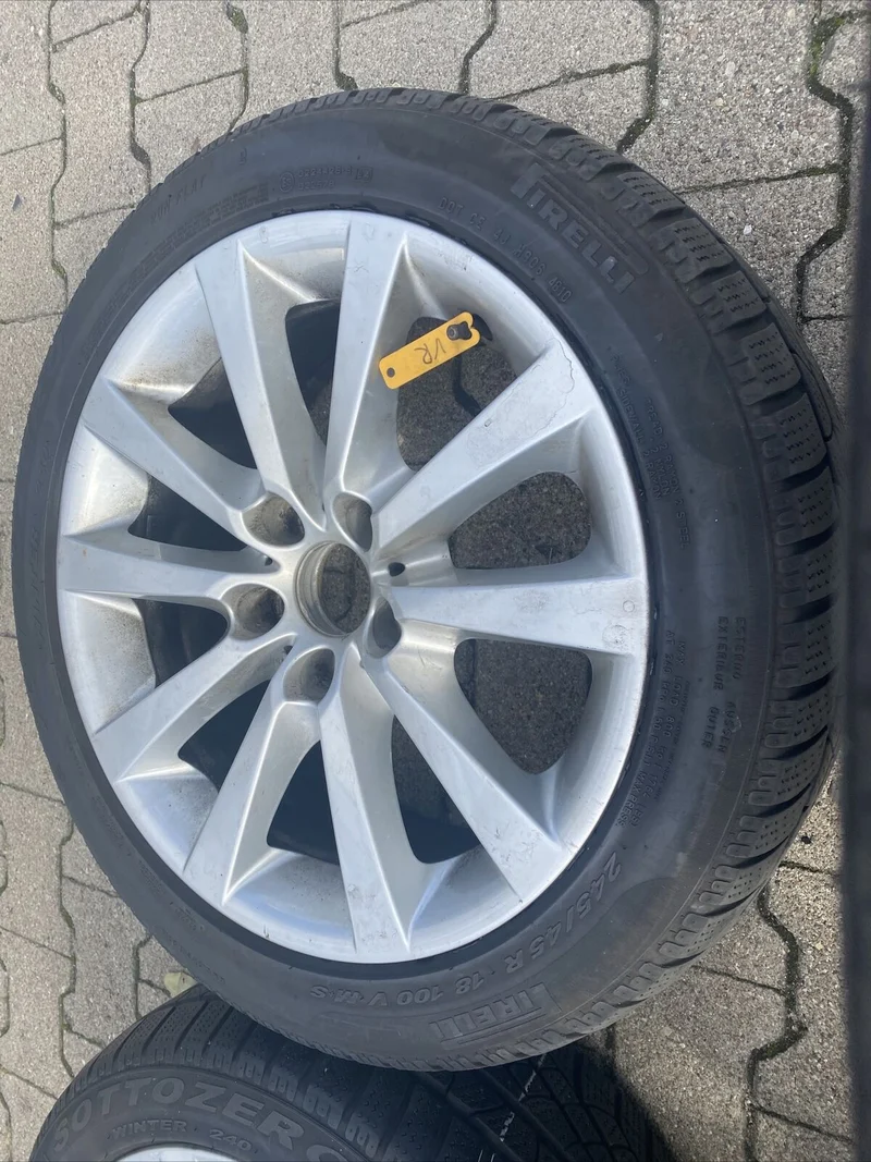 BMW F10 F11 F12 F06 Style 328 Alufelgen WINTERREIFEN 245 45 R18 100V 6790173