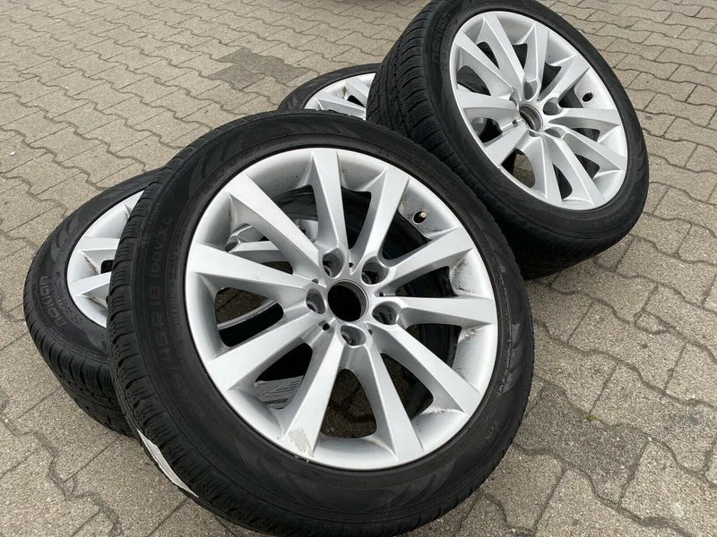 BMW F10 F11 F12 F06 Style 328 Alufelgen WINTERREIFEN 245 45 R18 100V 6790173