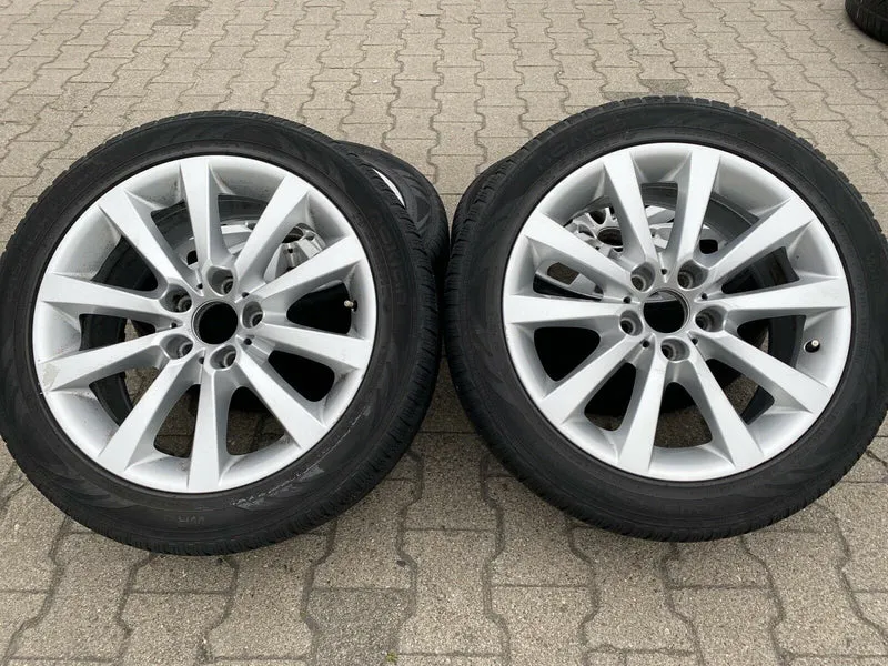 BMW F10 F11 F12 F06 Style 328 Alufelgen WINTERREIFEN 245 45 R18 100V 6790173