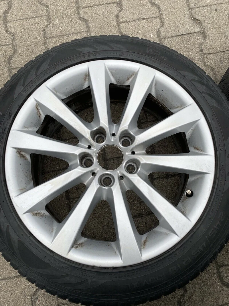 BMW F10 F11 F12 F06 Style 328 Alufelgen WINTERREIFEN 245 45 R18 100V 6790173