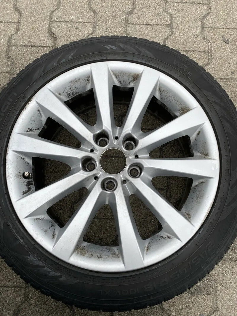 BMW F10 F11 F12 F06 Style 328 Alufelgen WINTERREIFEN 245 45 R18 100V 6790173