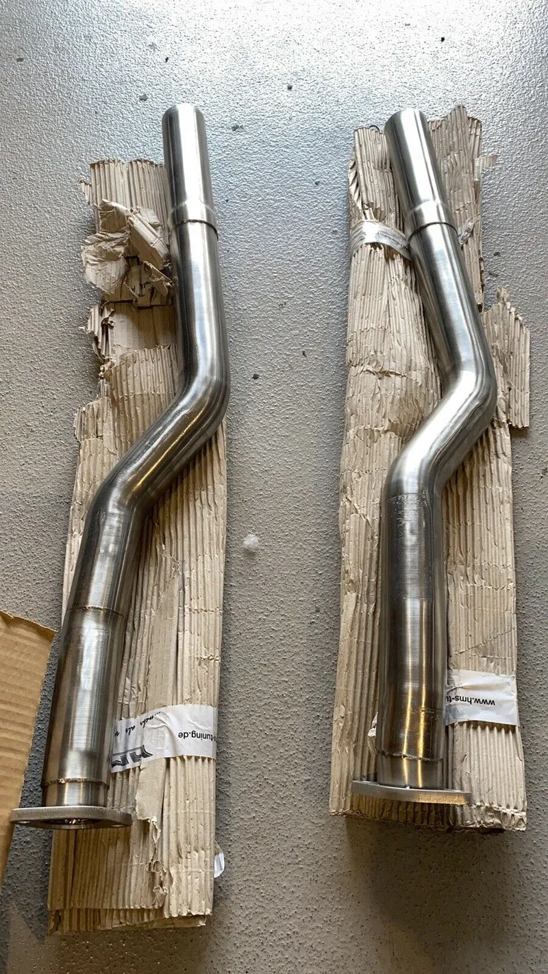 ORIG HMS Tuning WIESMANN MF4 S V8 mit BOX Auspuff Endschalldämpfer Auspuffanlage