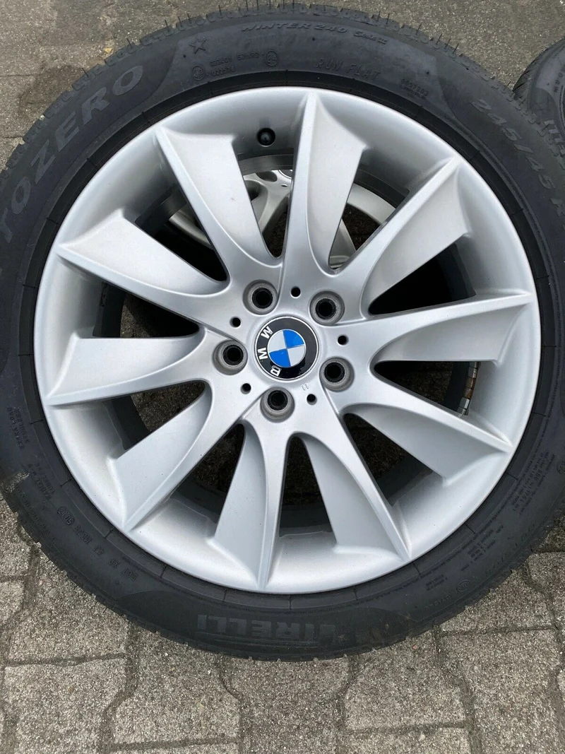 BMW F10 F11 F12 F06 Styling 329 Alufelgen WINTERREIFEN 245 45 R18 100V 6790174