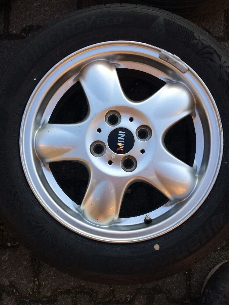 MINI COOPER R56 R50 Alufelgen 5 Star NEUE SOMMERREIFEN 175 65 R15 84H TN 6768498