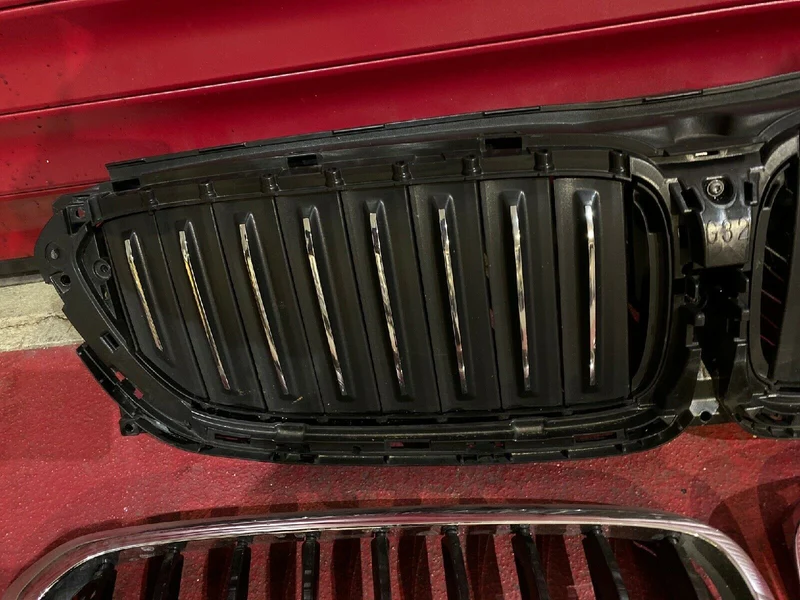 BMW G32 Klappensteuerung 7497777 NEUE Ziergitter Gitter GLANZSPEICHE Vorderwand