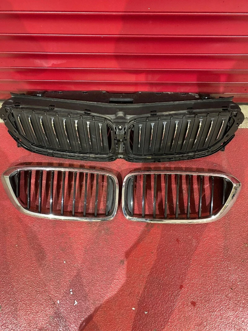 BMW G32 Klappensteuerung 7497777 NEUE Ziergitter Gitter GLANZSPEICHE Vorderwand