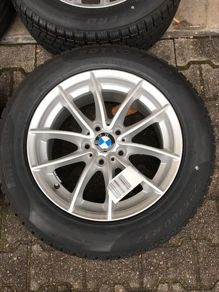 NEUE BMW X3 F25 X4 F26 ALUFELGEN WINTERREIFEN V Speiche 304 m 225 60 R17 99H TOP