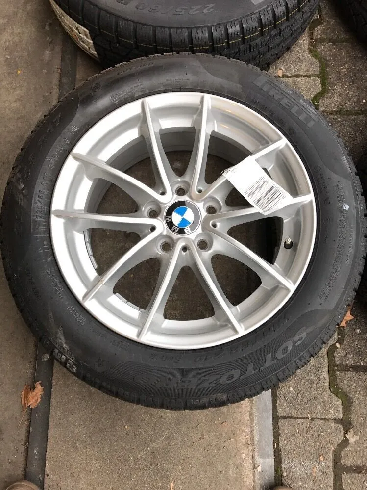 NEUE BMW X3 F25 X4 F26 ALUFELGEN WINTERREIFEN V Speiche 304 m 225 60 R17 99H TOP