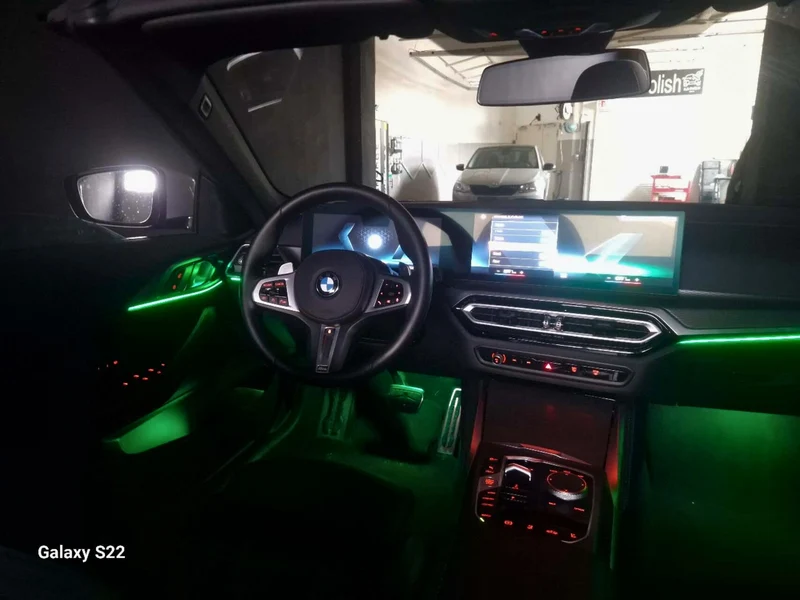 Ambientebeleuchtung für BMW 4er (G22 G23) (iDrive-Steuerung) inkl. Einbau (Nachrüstung)