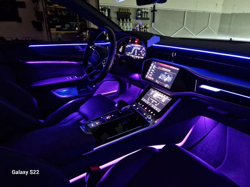 Ambientebeleuchtung für Audi A7 S7 RS7 (C8/4K) inkl. Einbau (Nachrüstung)