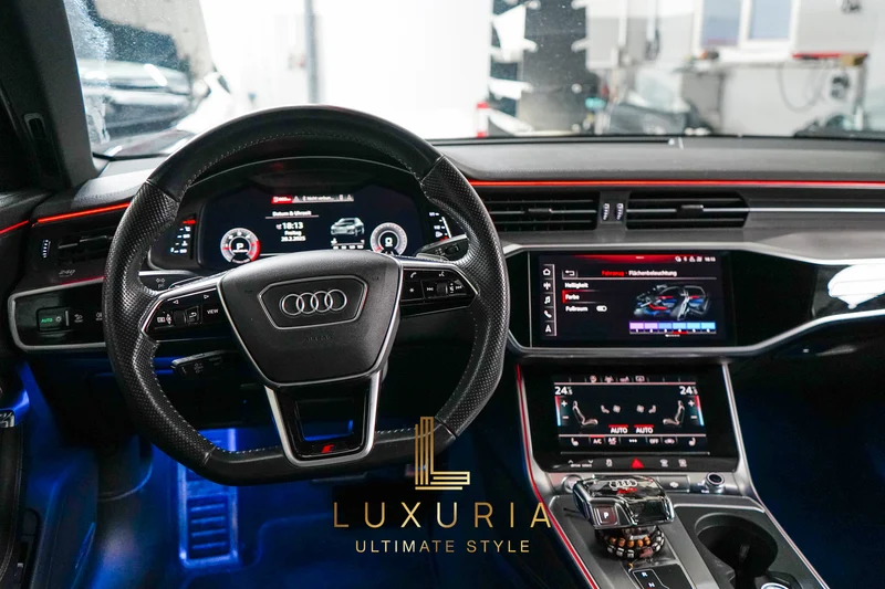 Ambientebeleuchtung für Audi A6 S6 RS6 (C8/4K) inkl. Einbau (Nachrüstung)