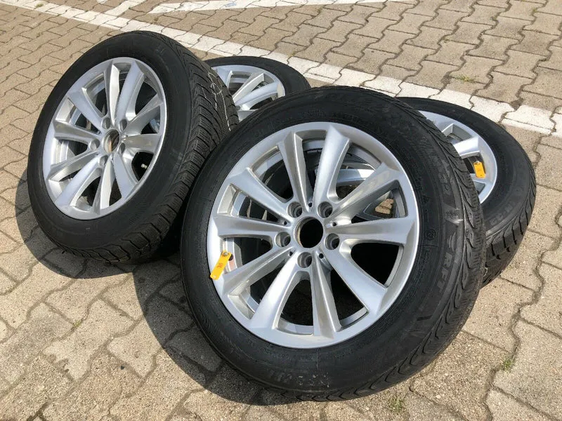BMW F10 F11 V Speiche 236 Alufelgen RSC BRIDGESTONE WINTERREIFEN 225 55 R17 97H