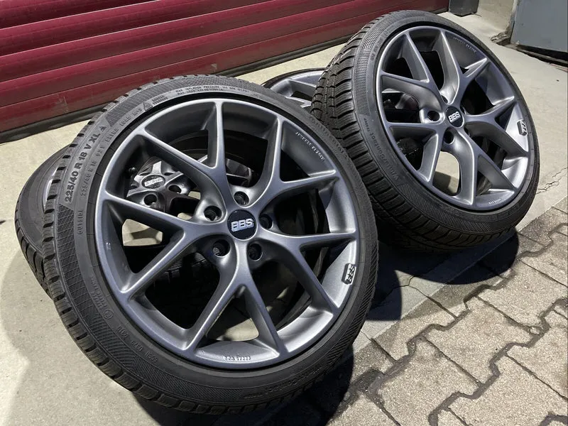 BBS SR16 Alufelgen WINTERREIFEN 225 40 R18 92V XL AUDI 8V 8J 0345134 KBA 49585