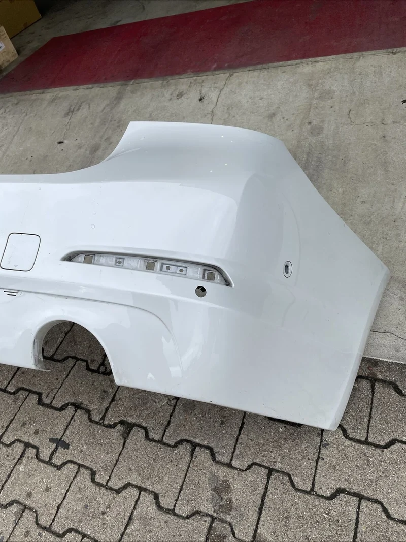 BMW G30 LIMOUSINE Basis Stoßstange PDC PARKASSISTENT HINTEN MINERALWEISS 7387294