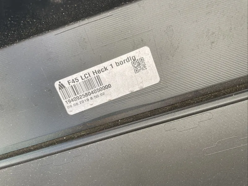 ORIG. BMW F45 2er Active Tourer LCI FACELIFT Stoßstange 1 Bordig BASIS 7480456