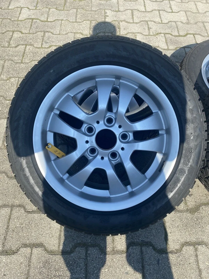 BMW E90 E91 Alufelgen Style 154 Winterreifen RSC 205 55 R16 91H Bridgest 6775593