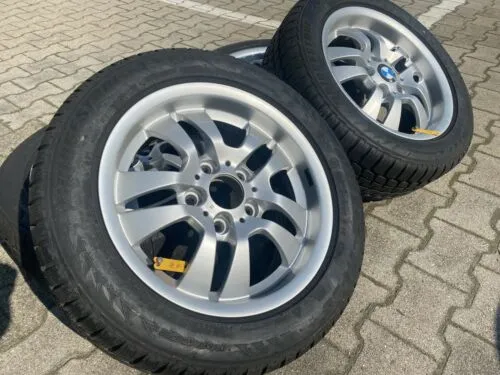 BMW E90 E91 Alufelgen Style 154 Winterreifen RSC 205 55 R16 91H Bridgest 6775593