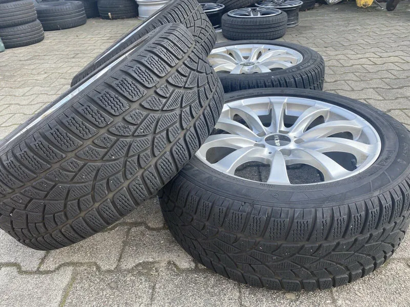 BMW X3 F25 X4 Alufelgen OXXO RACY KBA 48355 DUNLOP WINTERREIFEN 245 50 R18 100H