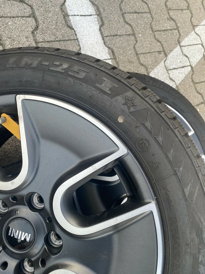 MINI COUNTRYMAN R60 PACEMAN R61 TUNNEL SPOKE R125 ALUFELGEN WINTERREIFEN 9804373