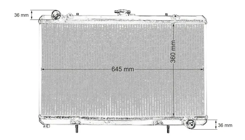 Nissan 200SX S13 - Alu Wasserkühler