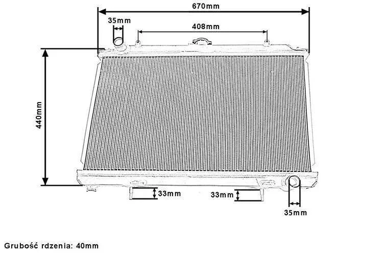 Nissan 200SX S14 - Alu Wasserkühler 40mm
