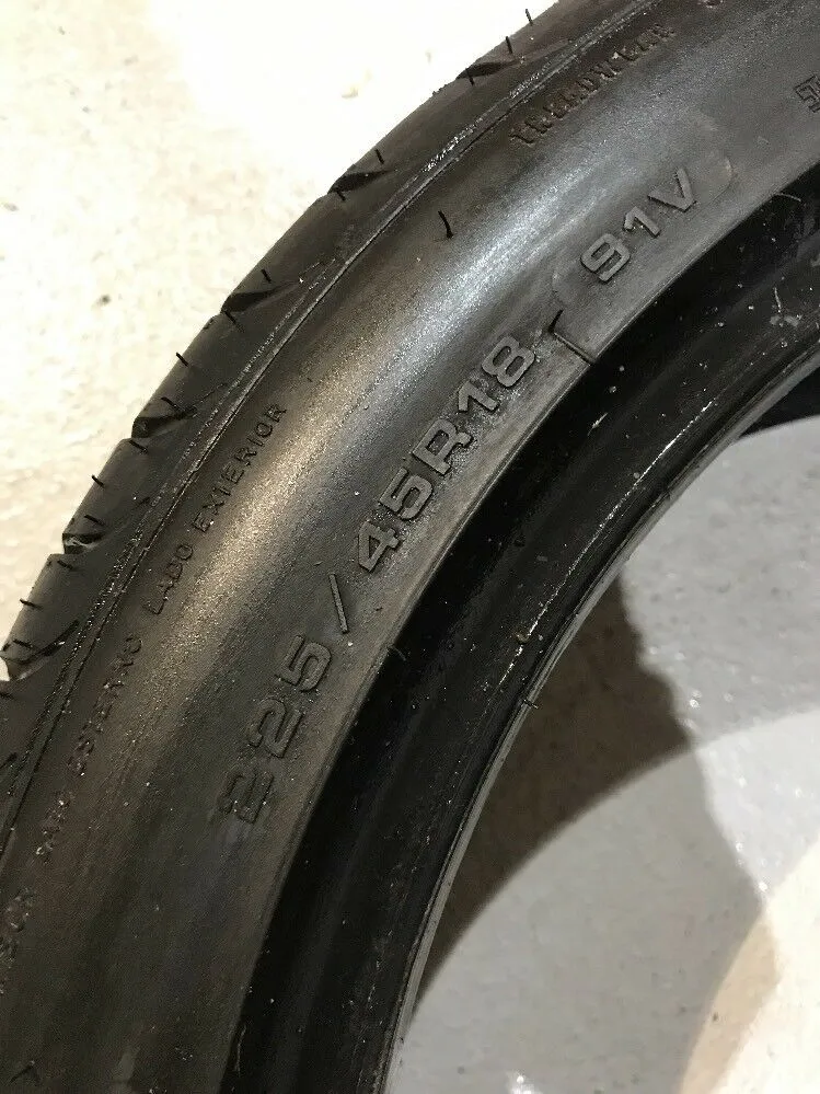 4 BMW F30 F31 X1 Sommerreifen 225 45 R18 91V Goodyear Efficient Grip Runflat RSC