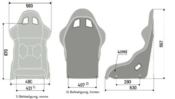 Sitzpaket MX-5 NC Sparco Pro 2000