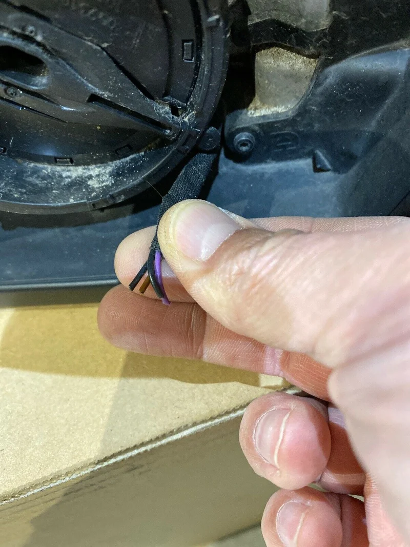 BMW E60 E61 Aussenspiegel rechts 7 Kabel Anklappfunktion Elektrochrom 7189503