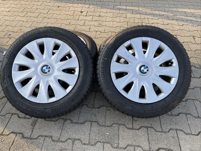 BMW F30 F31 Bridgestone RSC Winterreifen RDCI SENSOREN 205 60 R16 92H RADKAPPEN